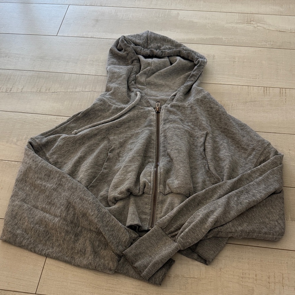 Free People Cropped Baggy Sweatshirt
